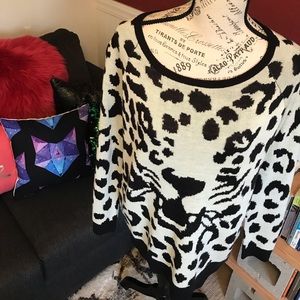Cheetah Knit Sweater